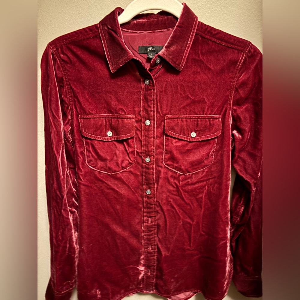 Velvet shirt